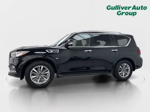 Photos of 2020 INFINITI QX80 LUXE for sale in Plano, TX at Gulliver Auto Group