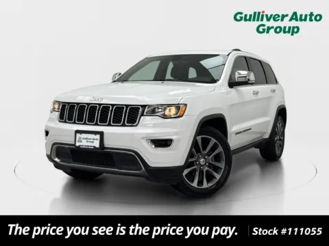 White 2018 Jeep Grand Cherokee Limited for sale in Plano, TX