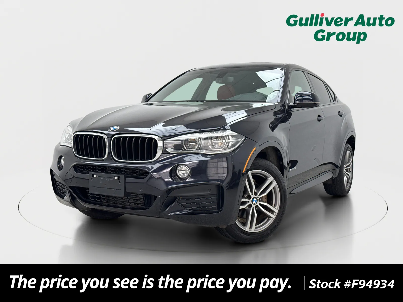 Black 2015 BMW X6 xDrive35i for sale in Plano, TX