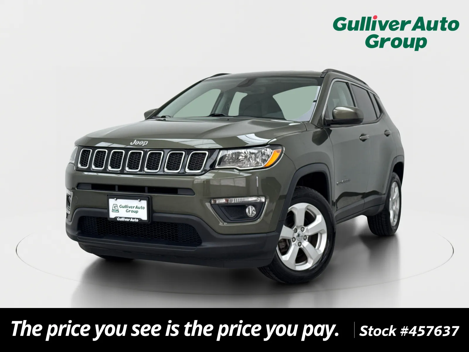Green 2018 Jeep Compass Latitude for sale in Plano, TX