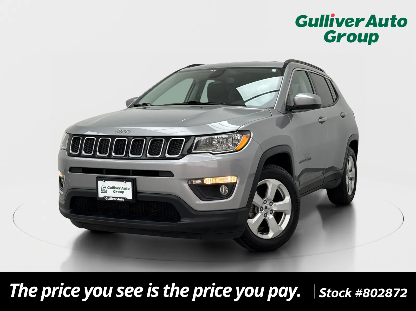 Silver 2019 Jeep Compass Latitude for sale in Plano, TX