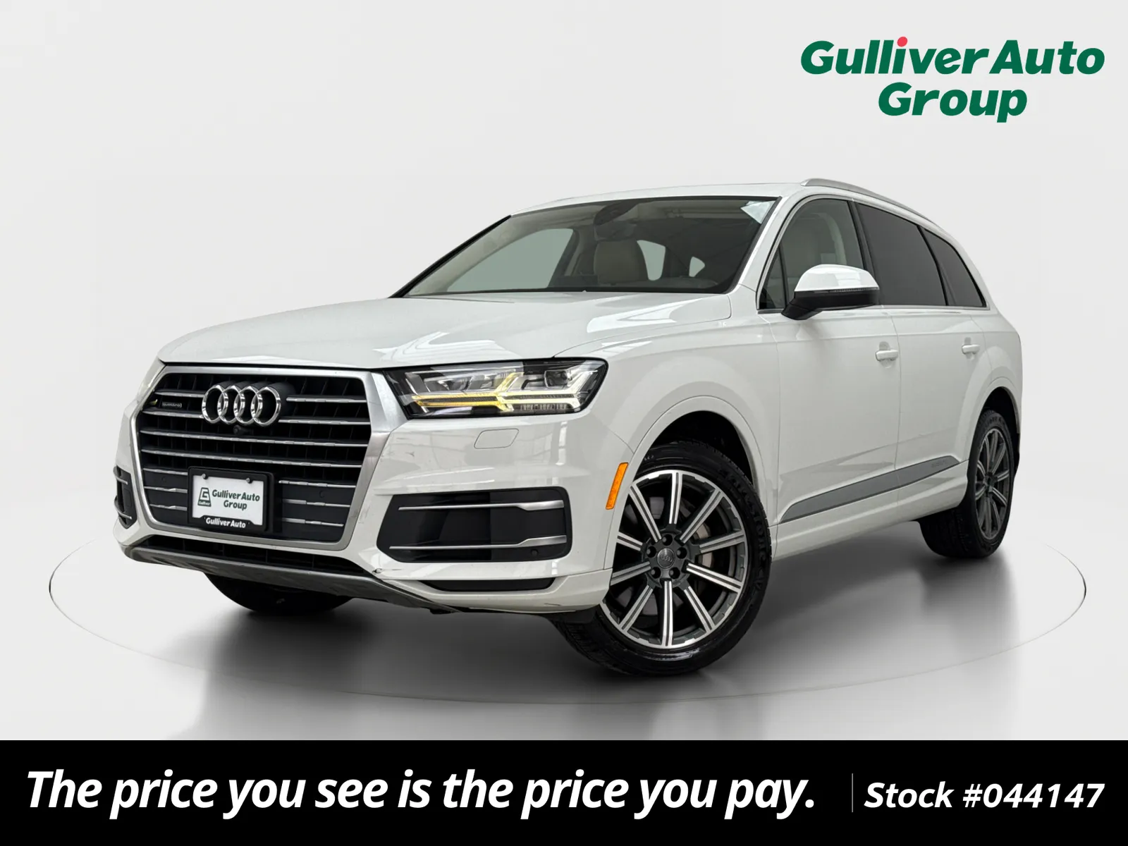White 2019 Audi Q7 45 SE Premium Plus for sale in Plano, TX