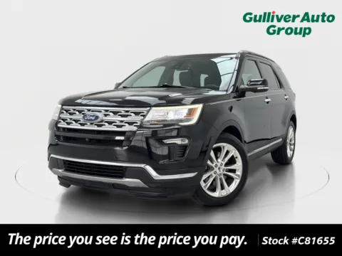 Black 2018 Ford Explorer Limited for sale in Plano, TX