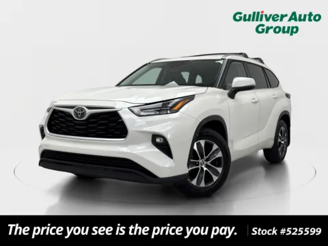 White 2021 Toyota Highlander XLE for sale in Plano, TX