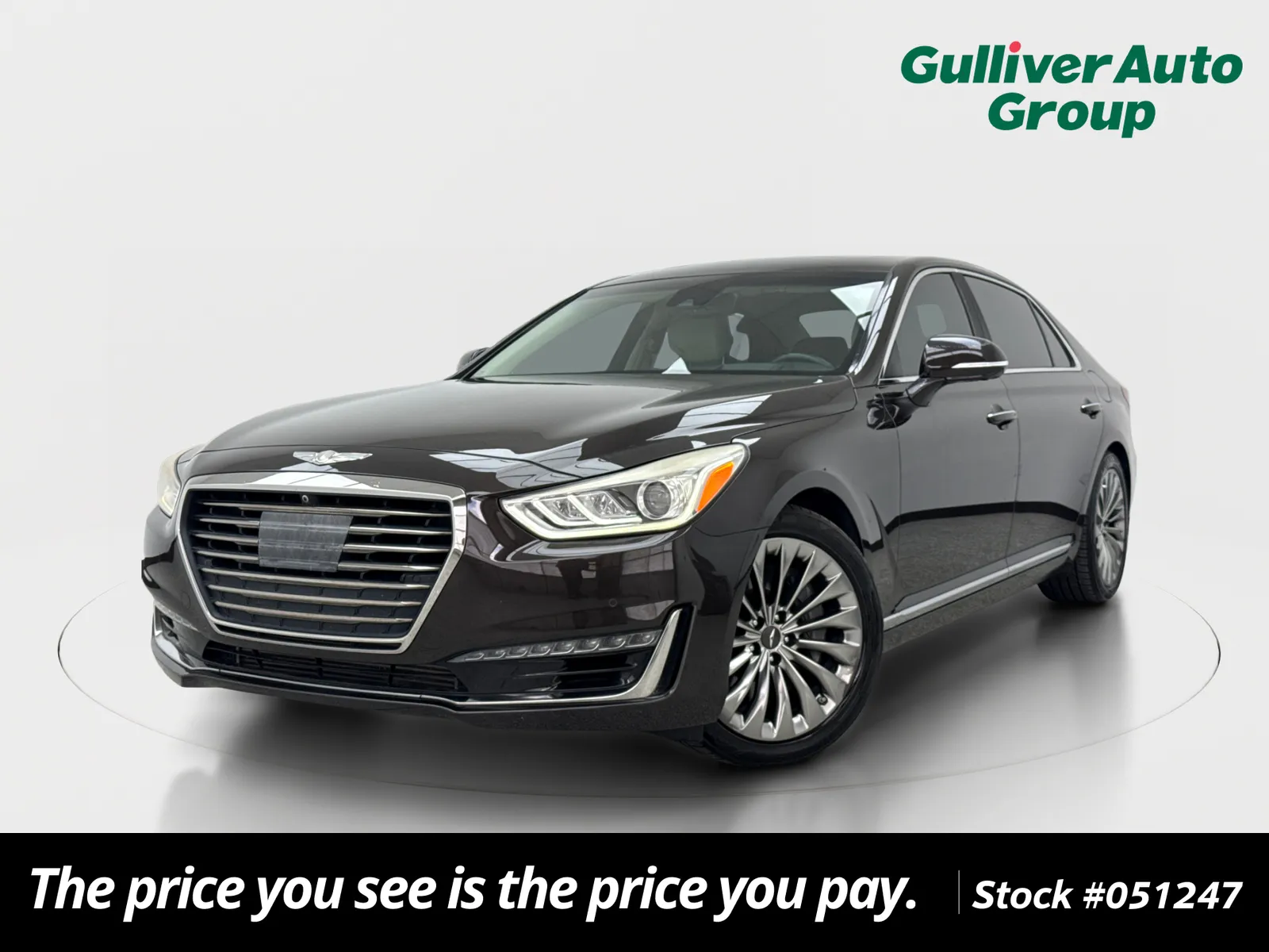 Brown 2019 Genesis G90 3.3T Premium for sale in Plano, TX