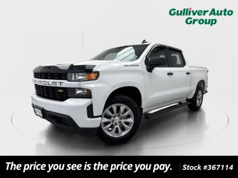 White 2020 Chevrolet Silverado 1500 Custom for sale in Plano, TX
