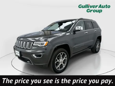 Gray 2020 Jeep Grand Cherokee Overland for sale in Plano, TX