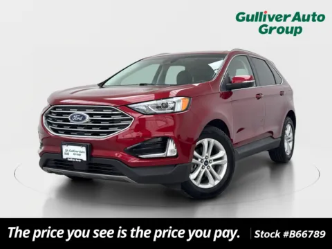 Red 2019 Ford Edge SEL for sale in Plano, TX