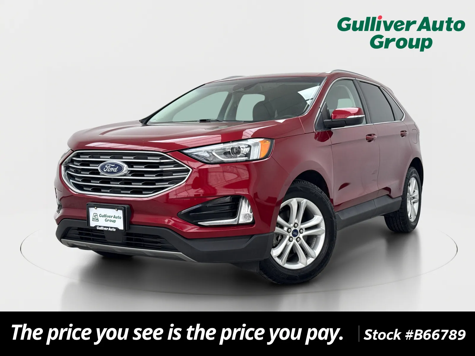 Red 2019 Ford Edge SEL for sale in Plano, TX
