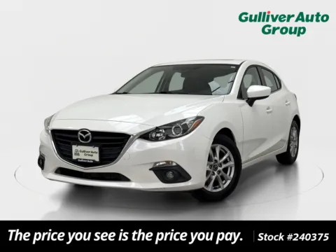 White 2015 Mazda Mazda3 i Grand Touring for sale in Plano, TX