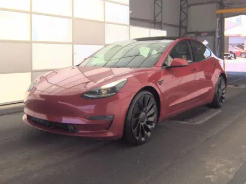 Red 2022 Tesla Model 3 Performance for sale in Plano, TX