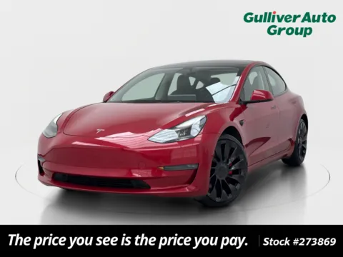 Photos of 2022 Tesla Model 3 Performance for sale in Plano, TX at Gulliver Auto Group