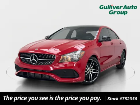 Red 2019 Mercedes-Benz CLA 250 for sale in Plano, TX