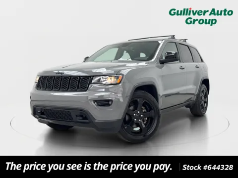 Gray 2019 Jeep Grand Cherokee Upland Edition for sale in Plano, TX