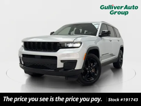 Silver 2021 Jeep Grand Cherokee L Altitude for sale in Plano, TX