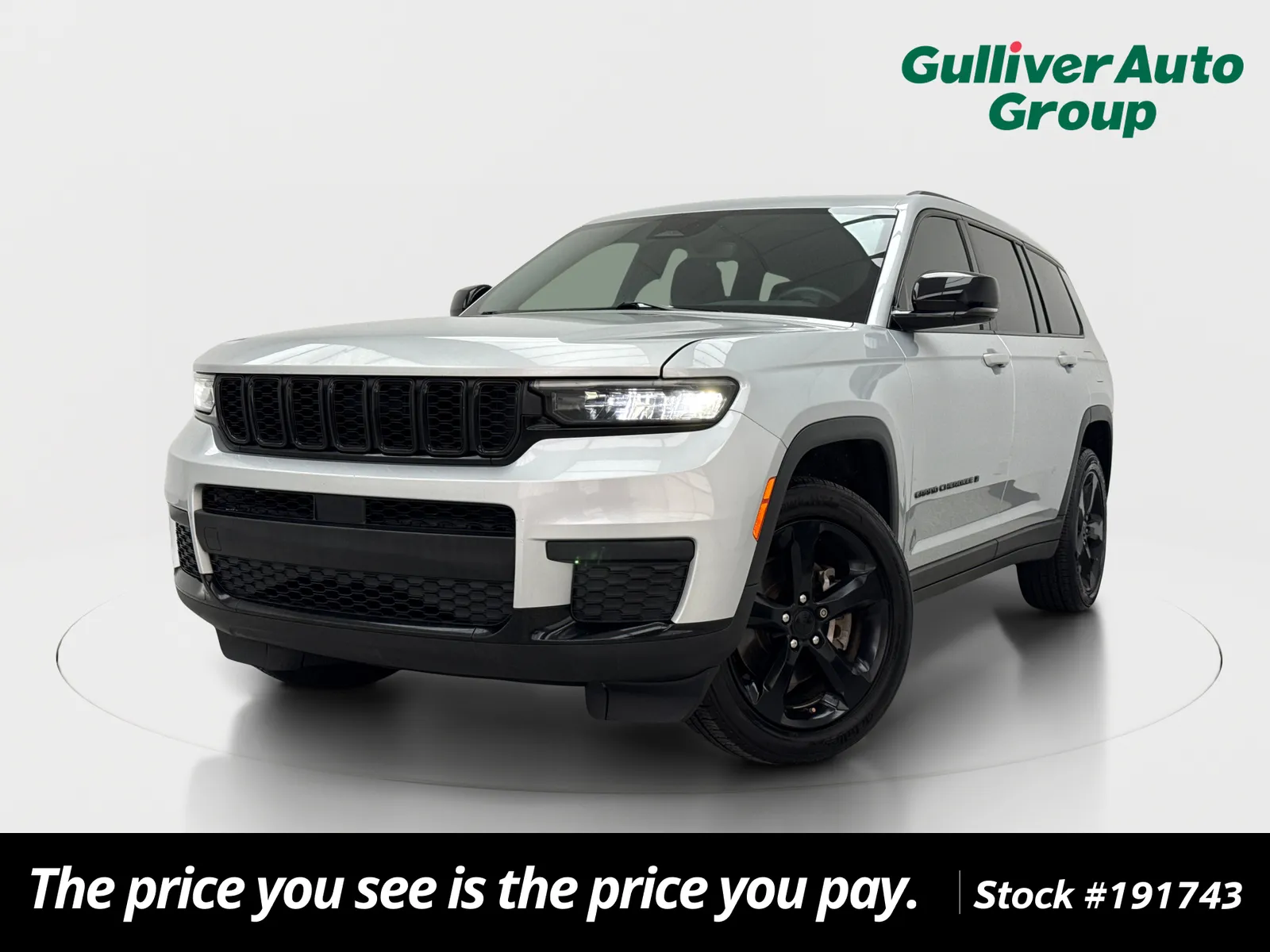 Silver 2021 Jeep Grand Cherokee L Altitude for sale in Plano, TX