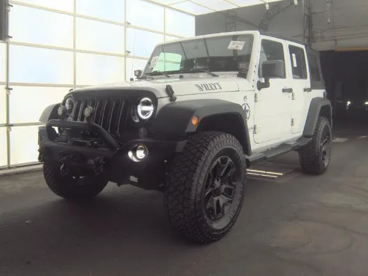White 2017 Jeep Wrangler Unlimited Willys for sale in Plano, TX