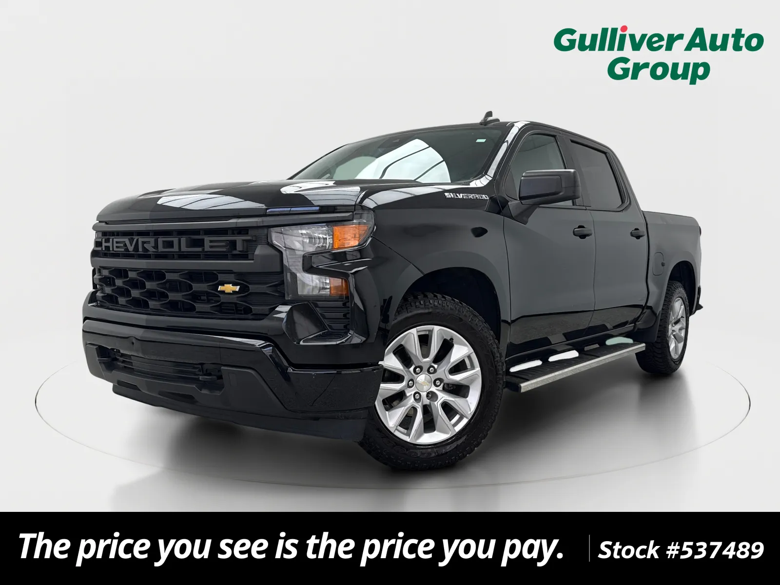 Black 2022 Chevrolet Silverado 1500 Custom for sale in Plano, TX