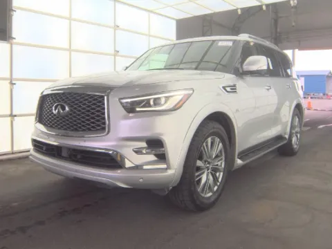 Silver 2020 INFINITI QX80 LUXE for sale in Plano, TX