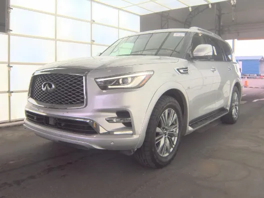 Silver 2020 INFINITI QX80 LUXE for sale in Plano, TX