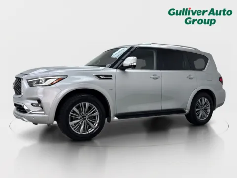 Photos of 2020 INFINITI QX80 LUXE for sale in Plano, TX at Gulliver Auto Group