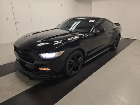 Black 2016 Ford Mustang EcoBoost for sale in Plano, TX