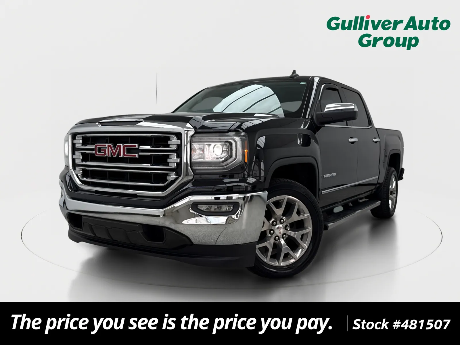 Black 2018 GMC Sierra 1500 SLT for sale in Plano, TX