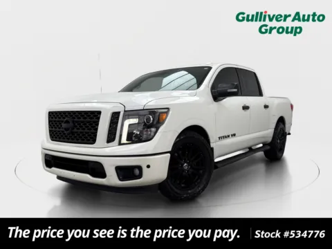 White 2018 Nissan Titan SV for sale in Plano, TX