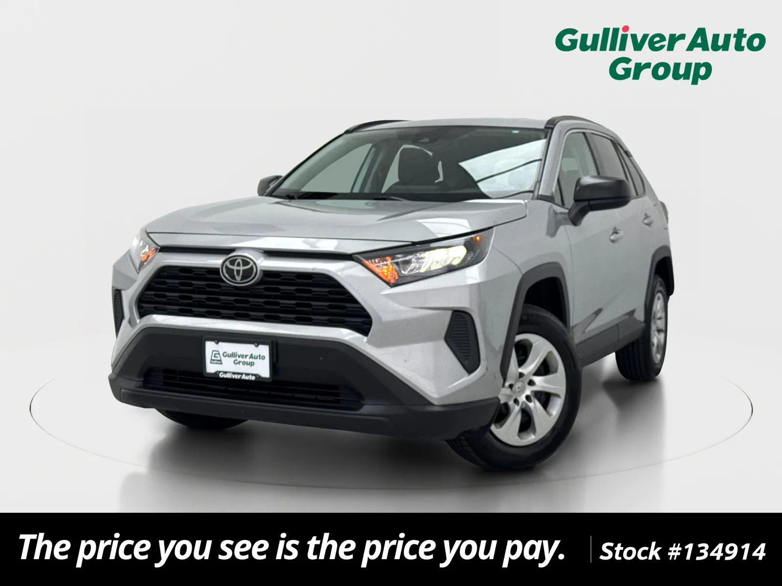 Silver 2021 Toyota RAV4 LE for sale in Plano, TX