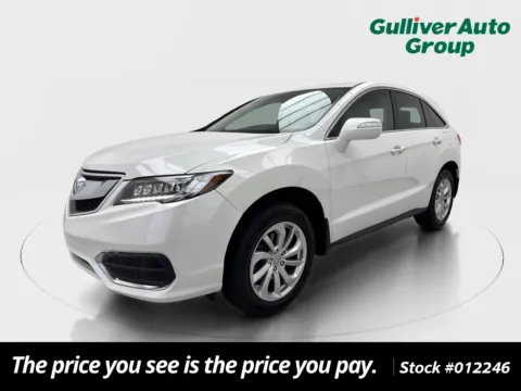 White 2018 Acura RDX Technology Package for sale in Plano, TX