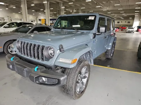 Gray 2024 Jeep Wrangler Sport S 4xe for sale in Plano, TX