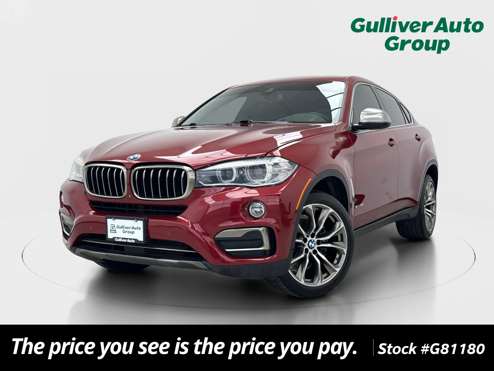 Red 2018 BMW X6 sDrive35i for sale in Plano, TX