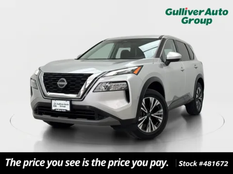 Silver 2023 Nissan Rogue SV for sale in Plano, TX