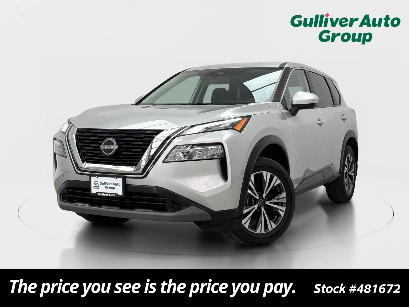 Silver 2023 Nissan Rogue SV for sale in Plano, TX