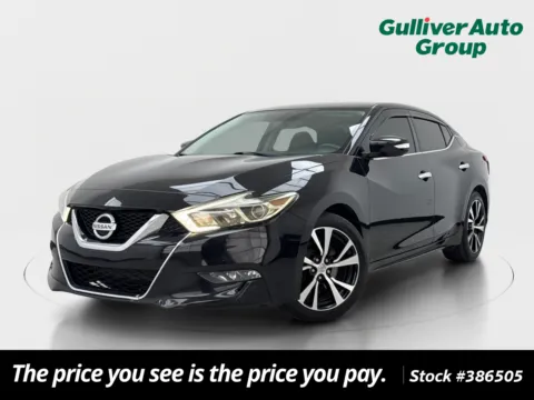 Black 2018 Nissan Maxima 3.5 SV for sale in Plano, TX