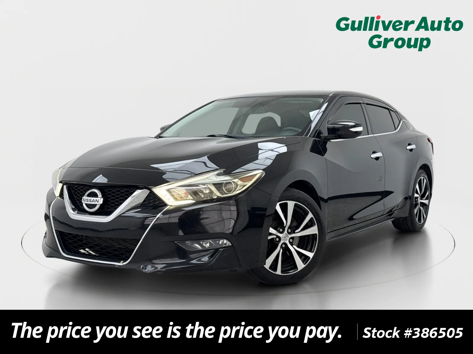 Black 2018 Nissan Maxima 3.5 SV for sale in Plano, TX