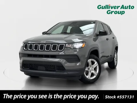 Gray 2023 Jeep Compass Sport for sale in Plano, TX