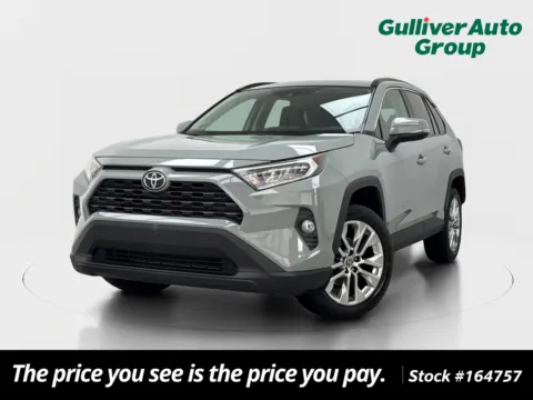 Gray 2021 Toyota RAV4 XLE Premium for sale in Plano, TX