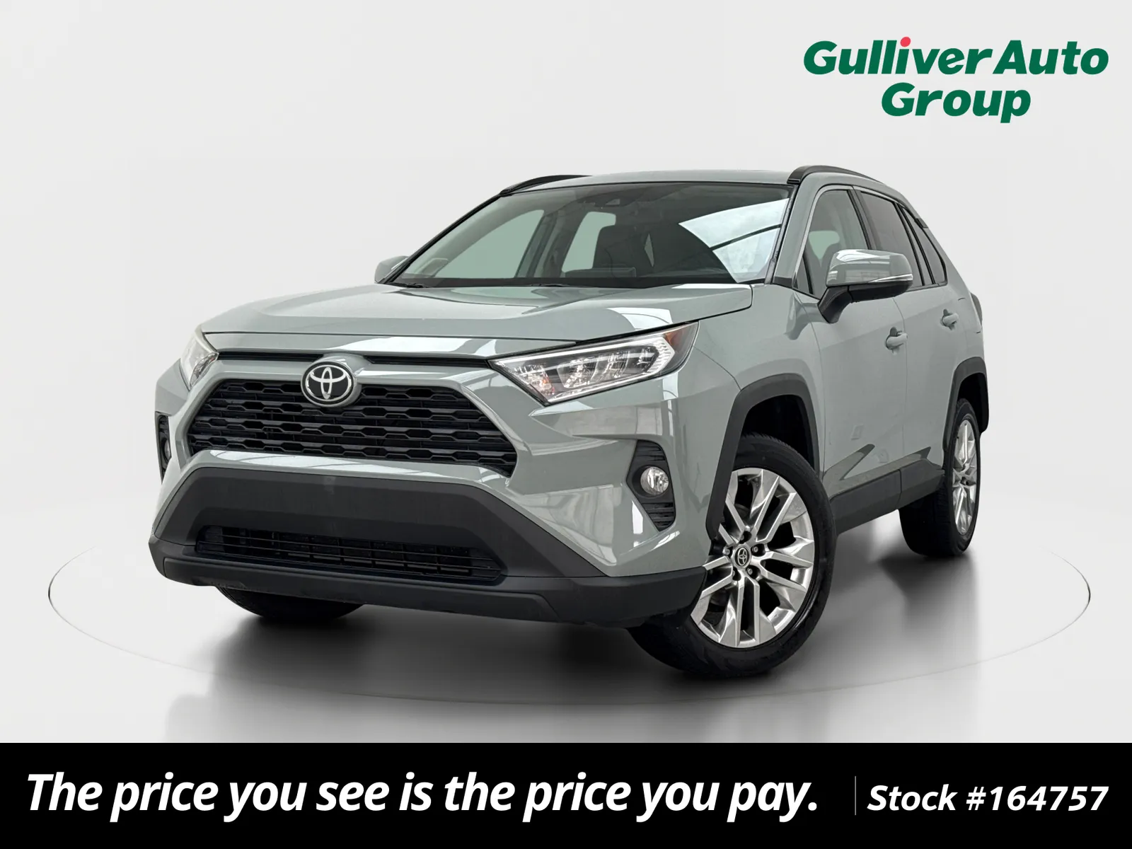 Gray 2021 Toyota RAV4 XLE Premium for sale in Plano, TX