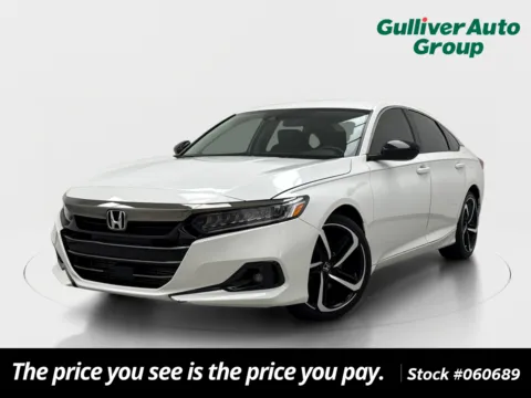 White 2022 Honda Accord Sport Special Edition for sale in Plano, TX