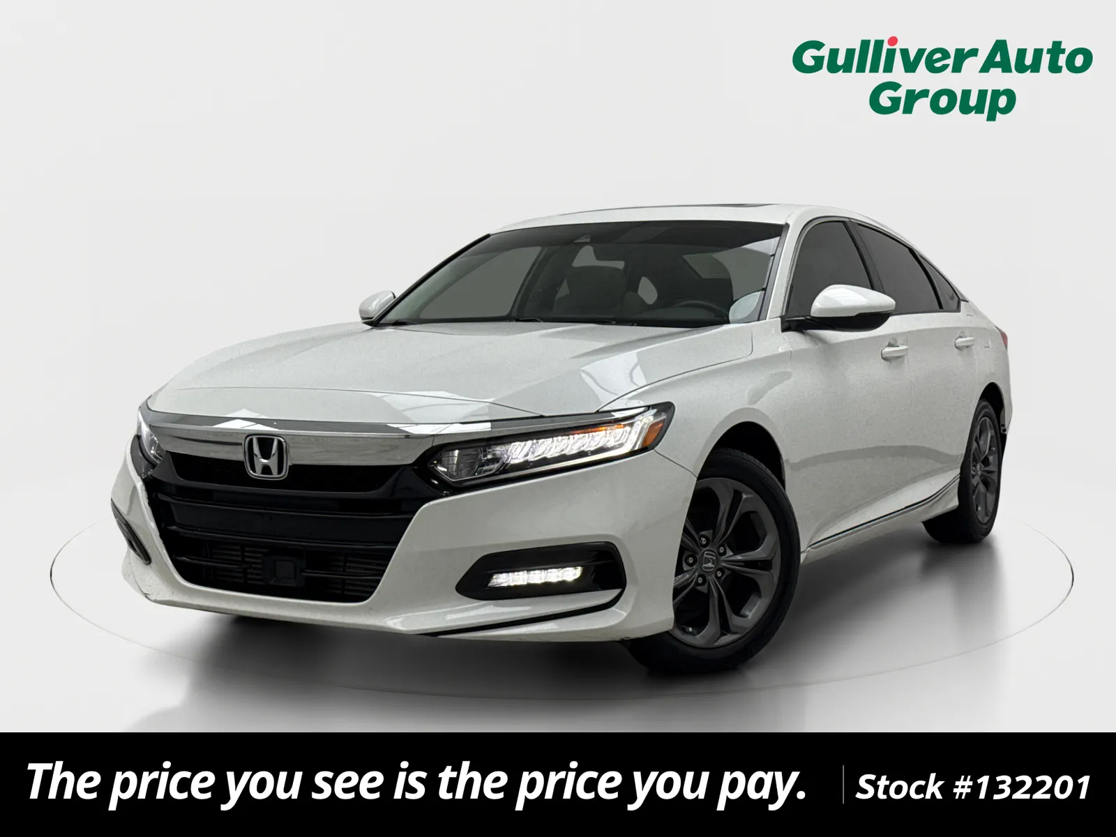 White 2019 Honda Accord EX-L for sale in Plano, TX