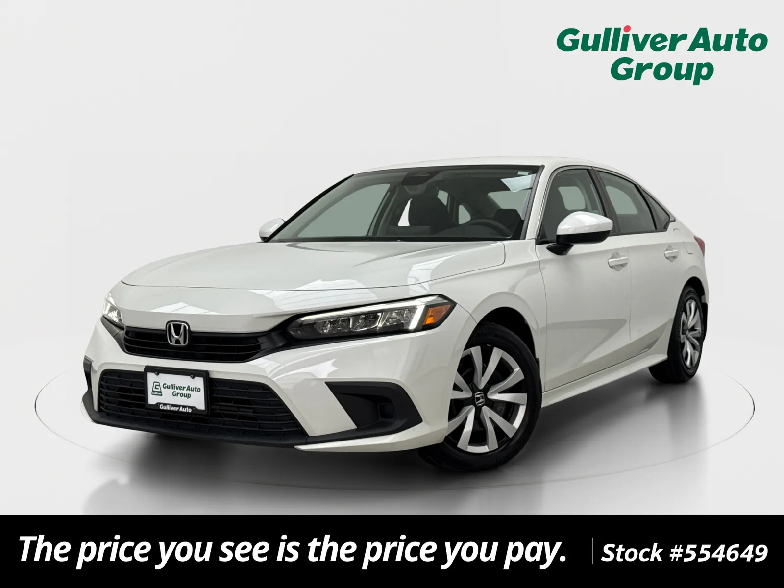 White 2024 Honda Civic LX for sale in Plano, TX