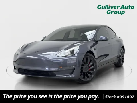 Black 2021 Tesla Model 3 Performance for sale in Plano, TX