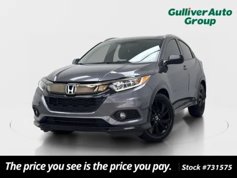 Gray 2021 Honda HR-V Sport for sale in Plano, TX