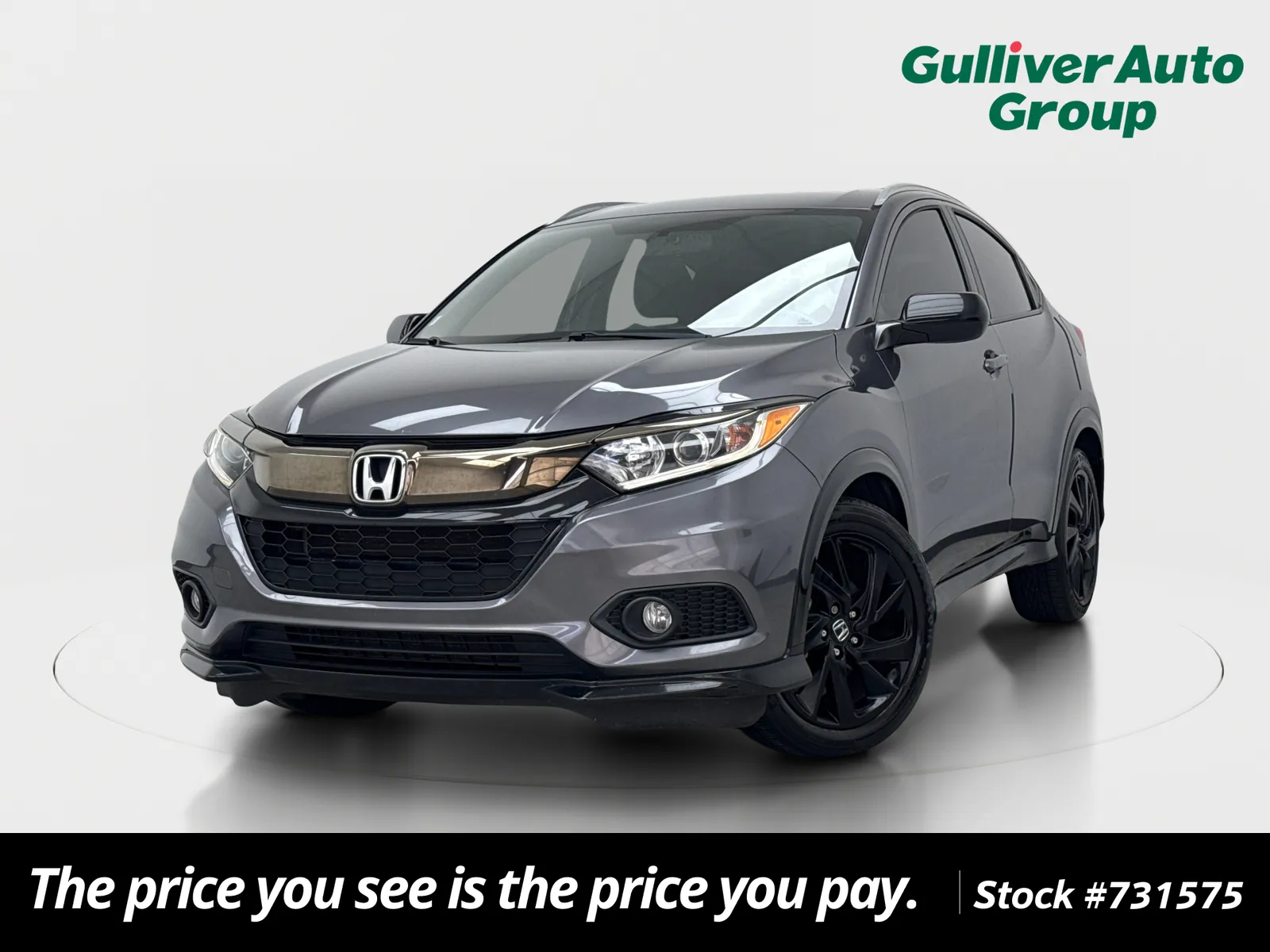 Gray 2021 Honda HR-V Sport for sale in Plano, TX