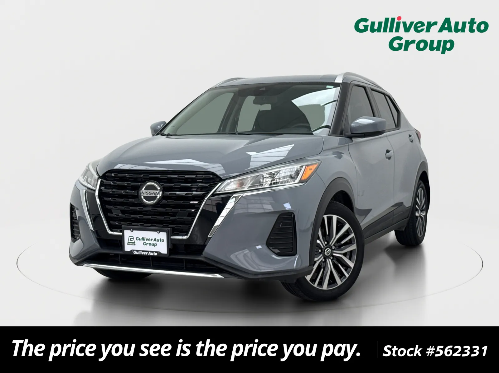 Gray 2021 Nissan Kicks SV for sale in Plano, TX