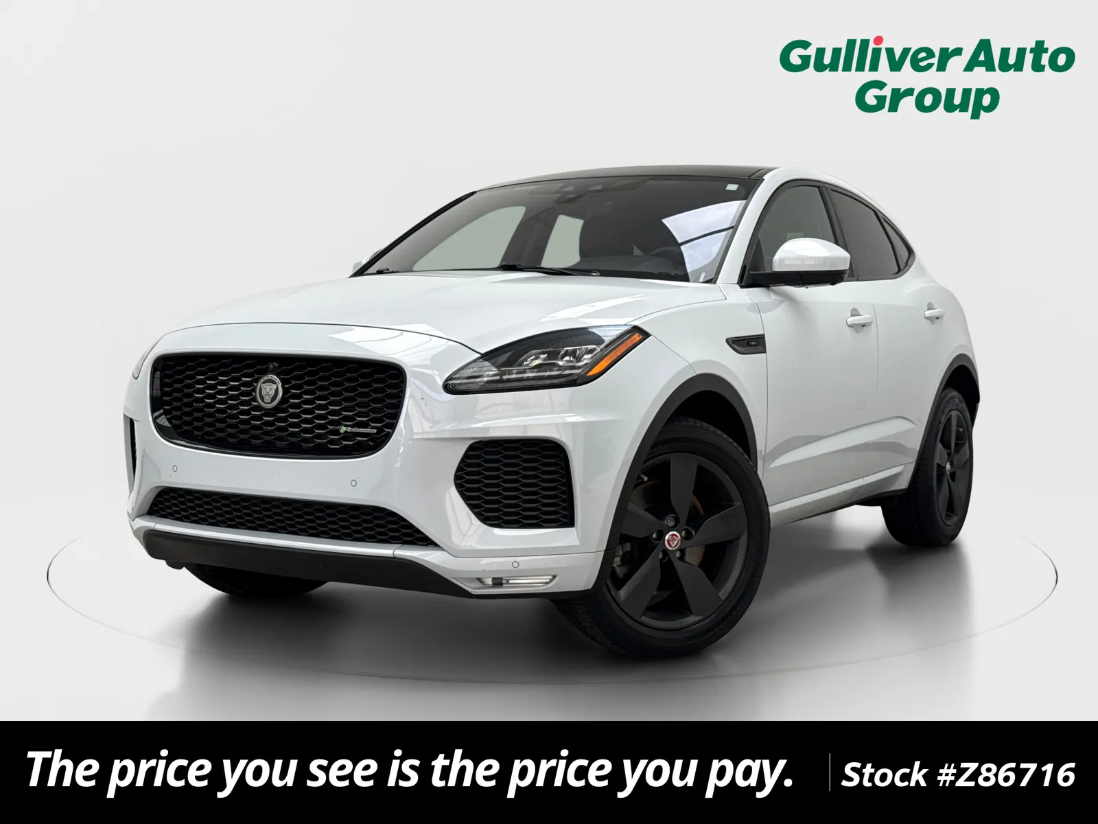 White 2020 Jaguar E-PACE Checkered Flag Edition for sale in Plano, TX
