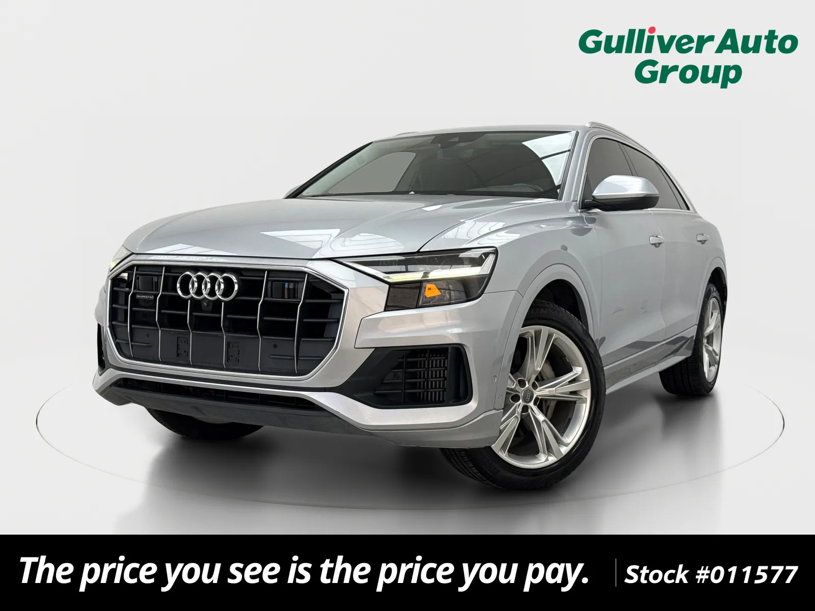 Silver 2019 Audi Q8 3.0T Premium Plus for sale in Plano, TX