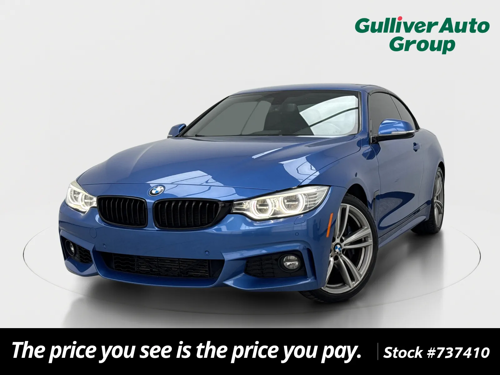 Blue 2014 BMW 4 Series 435i for sale in Plano, TX