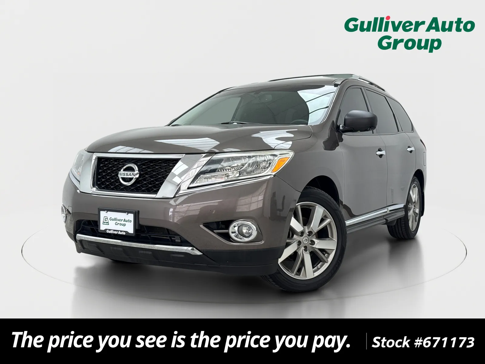 Brown 2016 Nissan Pathfinder Platinum for sale in Plano, TX